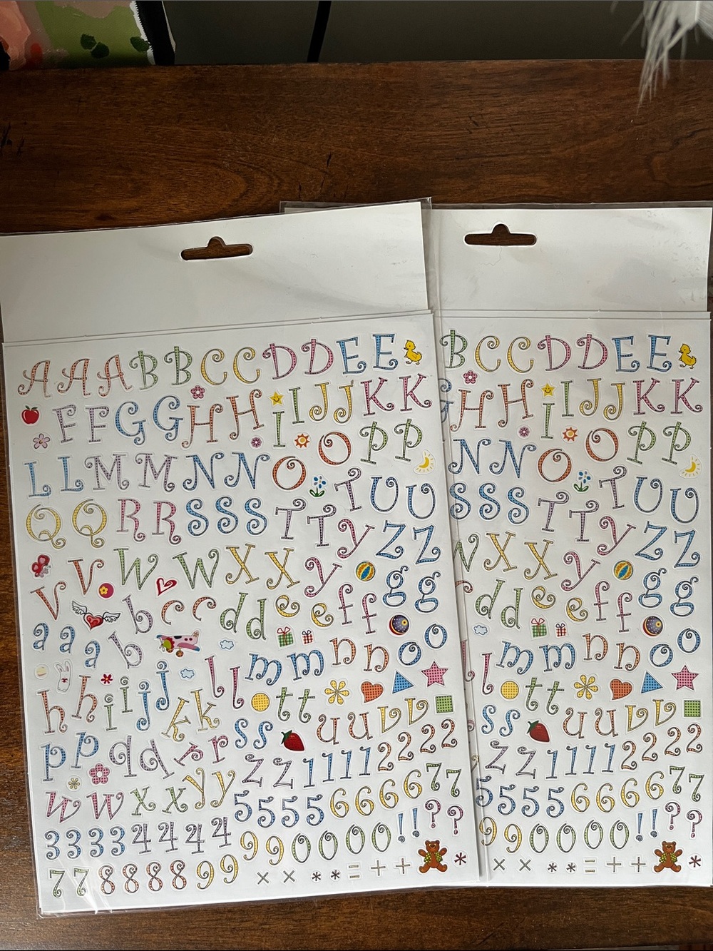 Memory Makers Letters & Numbers Scrapbook Stickers - Multicolor - Picture 2 of 9